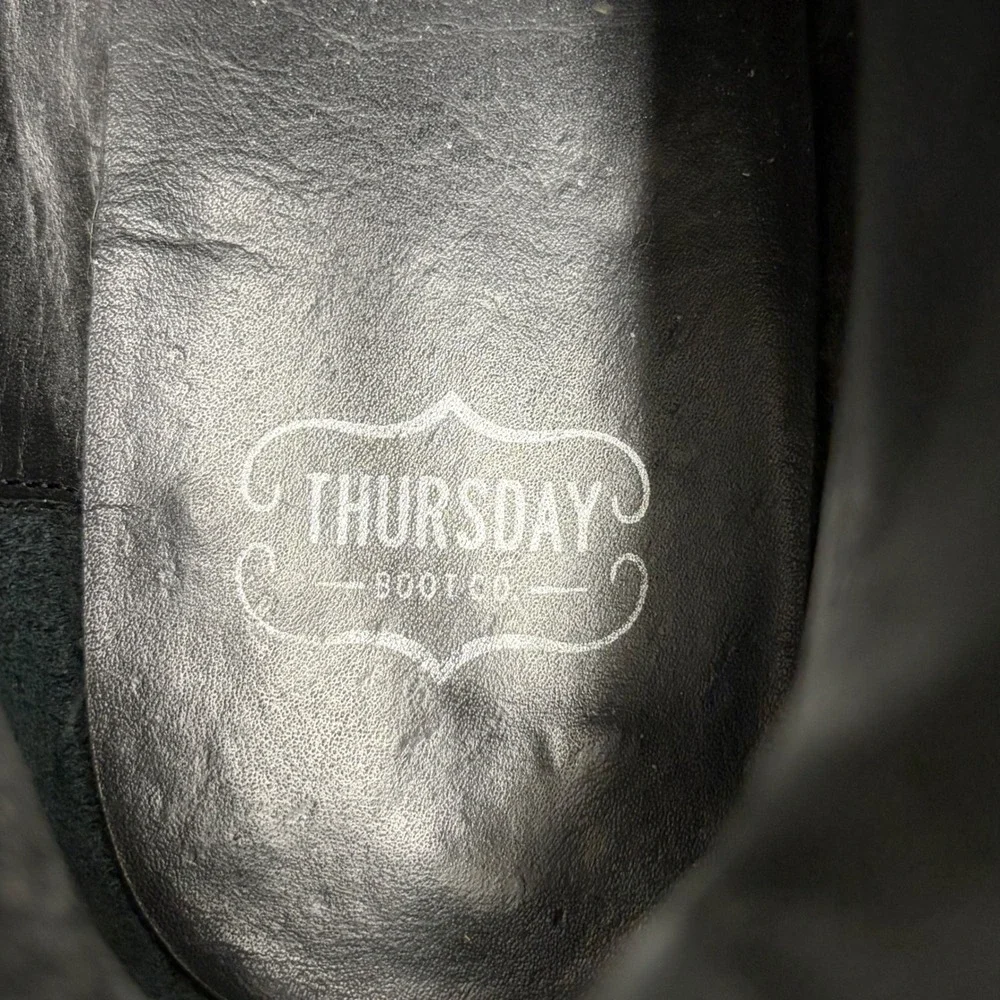 Thursday Boot Co Captain Boots Men 10.5 Brandy Leather Cap Toe Goodyear Welt